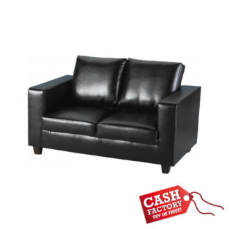 tempo leather 2 seater sofa