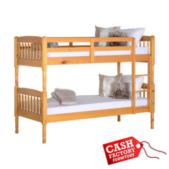 Albany 3ft Bunk Bed Cash Factory, Pine Factory Bunk Beds
