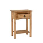 Corona 1 drawer console table