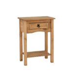 Corona 1 drawer console table