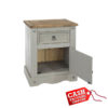 Corona grey washed bedside locker Corona grey washed bedside locker