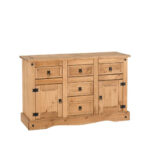 Corona 2 door 5 drawer sideboard