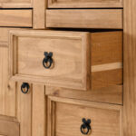 Corona 2 door 5 drawer sideboard
