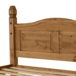 Corona low foot end double bedframe