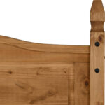 Corona low foot end double bedframe