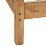 Corona low foot end double bedframe