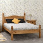 Corona low foot end double bedframe