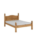 Corona low foot end double bedframe