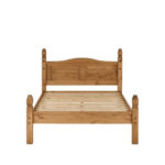 Corona low foot end double bedframe