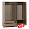 Nevada 4 door 2 drawer Wardrobe Oyster Nevada 4 door 2 drawer Wardrobe Oyster