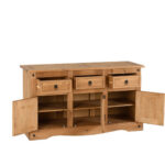 corona 3 drawer 3 door sideboard