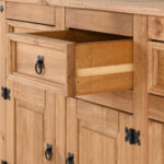 corona 3 drawer 3 door sideboard