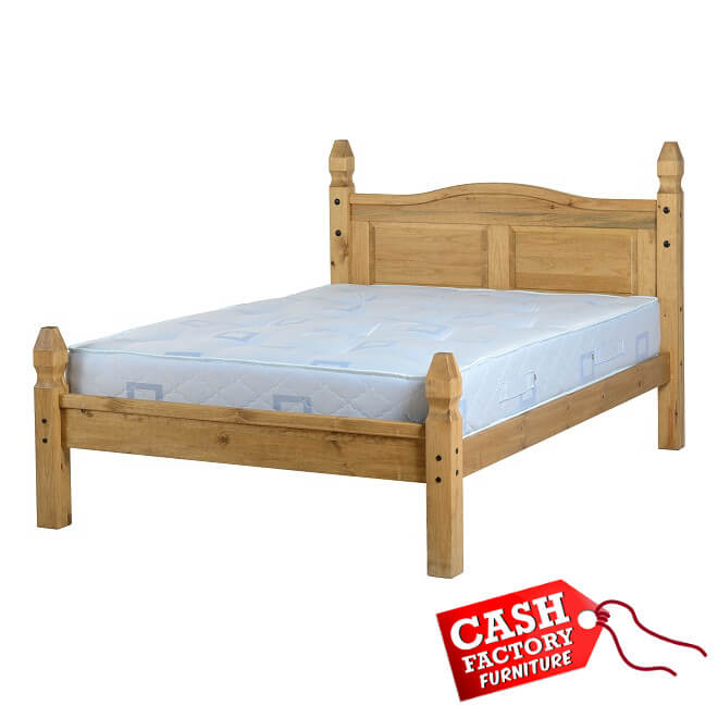 Corona Low Foot End Double Bedframe