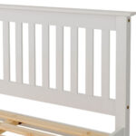 monaco low foot end small double bed - white