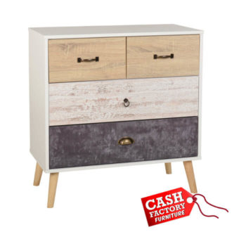 nordic 2+2 drawer chest