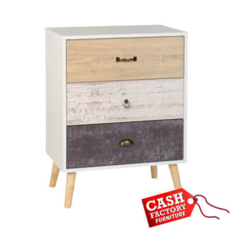 nordic 3 drawer chest
