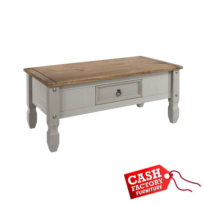 Corona Grey Coffee Table Cash Factory Furniture