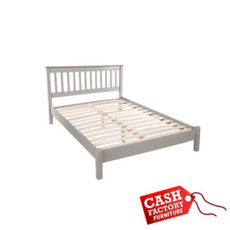 corona grey double bed