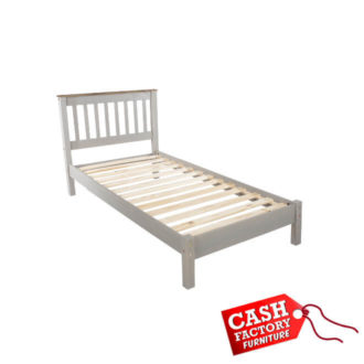 corona grey single bed