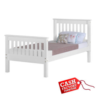 Monaco 3ft High Foot End White