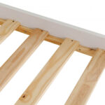 Monaco low foot end kinsize bed - white