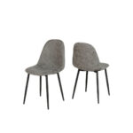 Athens 1 + 4 dining set - concrete effect
