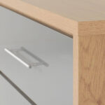 sEVILLE 3 DRAWER CHEST grey