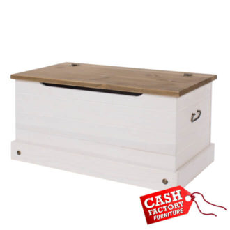 corona white storage chest