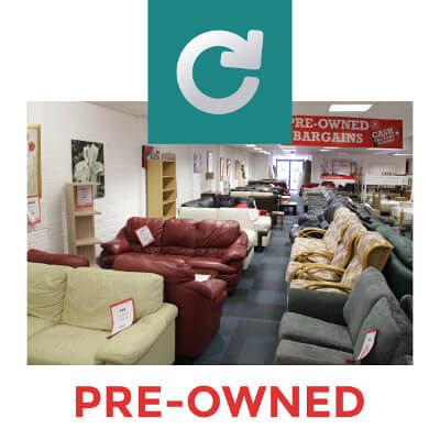 pre-owned furniture for living, dining or office