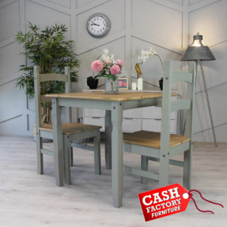 Corona Grey 1+2 Dining Set