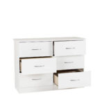 Nevada 6 Drawer Chest white