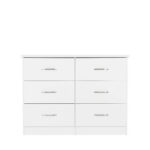 Nevada 6 Drawer Chest white