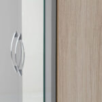 nevada grey 2 door mirrored wardrobe