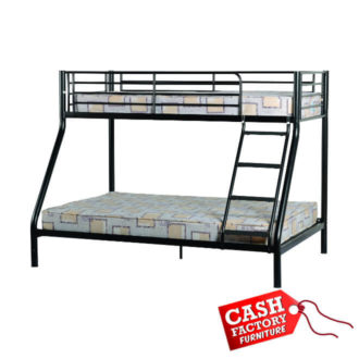 Tandi Black Triple Sleeper Bunk Bed