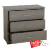 lisbon dark 3 drawer chest lisbon dark 3 drawer chest
