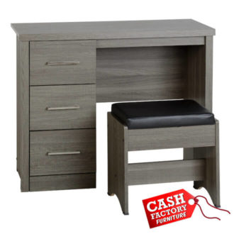 lisbon dark dressing table set