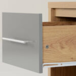 seville grey bedside locker