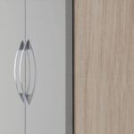 nevada grey 2 door wardrobe
