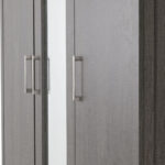 lisbon dark 3 door wardrobe