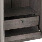 lisbon dark 3 door wardrobe