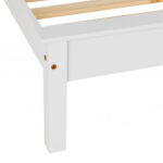 Monaco Low Foot End Single Bedframe - White - Image 5