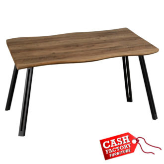 Quebec Wave Edge Dining Table