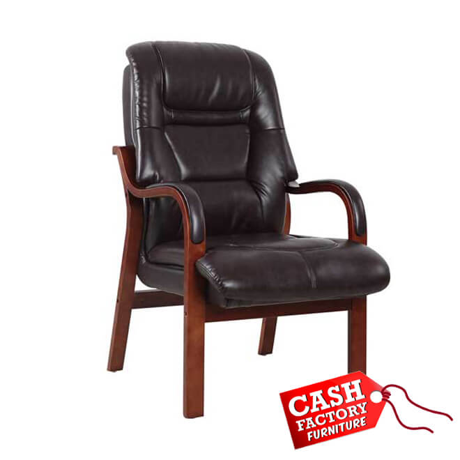 Vera Fireside Chair Burdy Cash, Leather Fireside Armchair