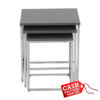 Charisma Nest of Tables Grey Gloss Charisma Nest of Tables Grey Gloss