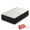 Black Fabric Divan Base Black Fabric Divan Base