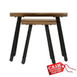 Quebec Wave Edge Nest of Tables