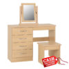 Nevada Oak Dressing Table Set