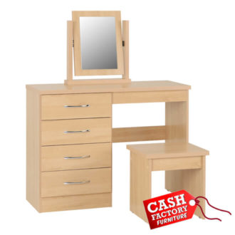 Nevada Oak Dressing Table Set