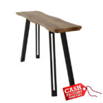 Quebec Wave Edge Console Table