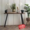 Quebec Wave Edge Console Table Quebec Wave Edge Console Table